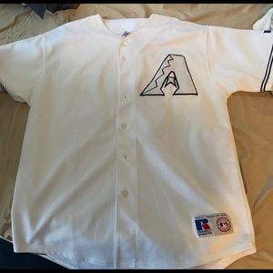 Old White Diamondbacks Jersey